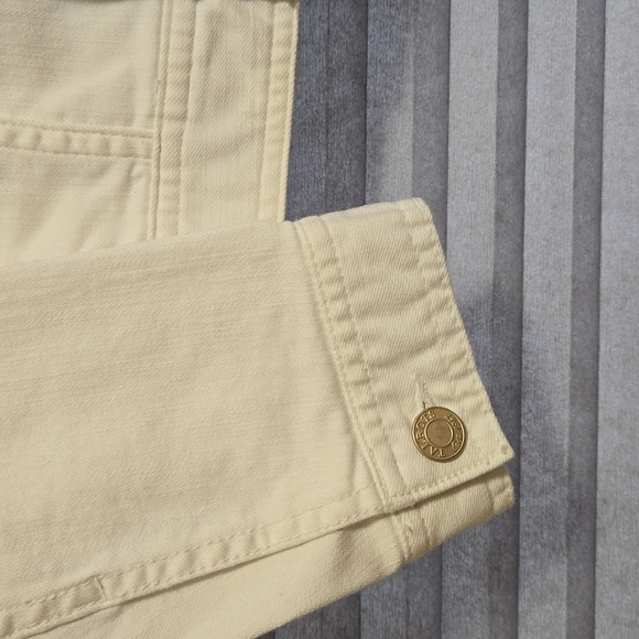 Talbot white denim jacket, s petite - Picture 2 of 3